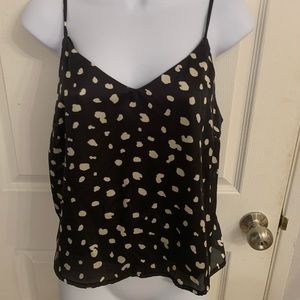 Satin Polka dot Tank